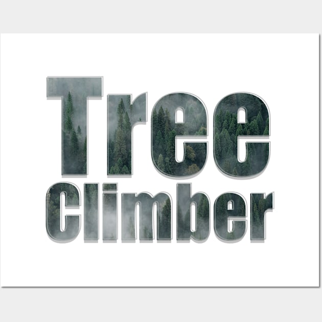 Tree Climber Wall Art by afternoontees